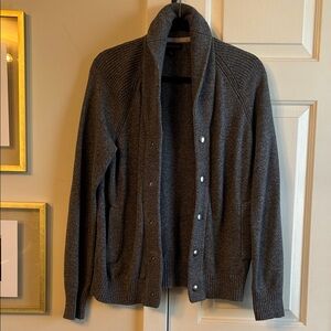 Banana Republic Dark Gray Cardigan Sweater